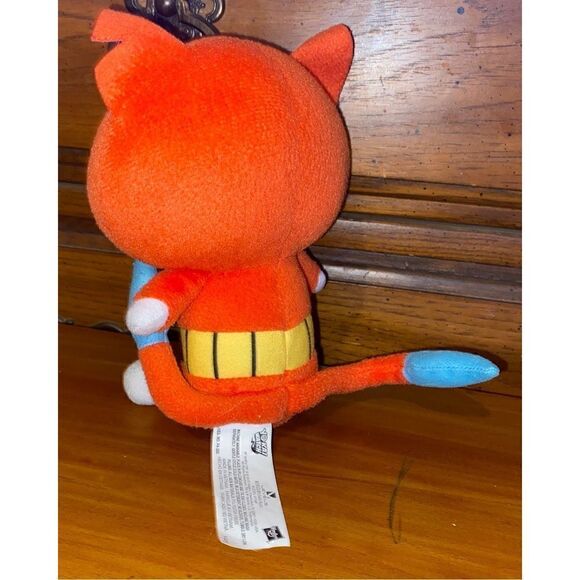 Yokai Watch Jibanyan Bandai Kuttari Plush 6” stuffed plush toy doll 2015 hasbro - Picture 2 of 3